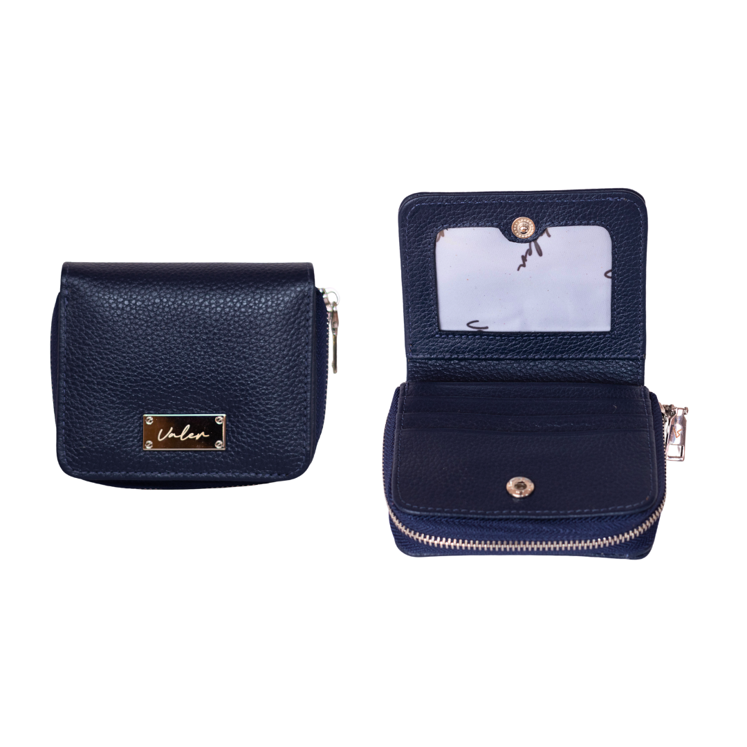 Billetera Monedero Cuero Zip